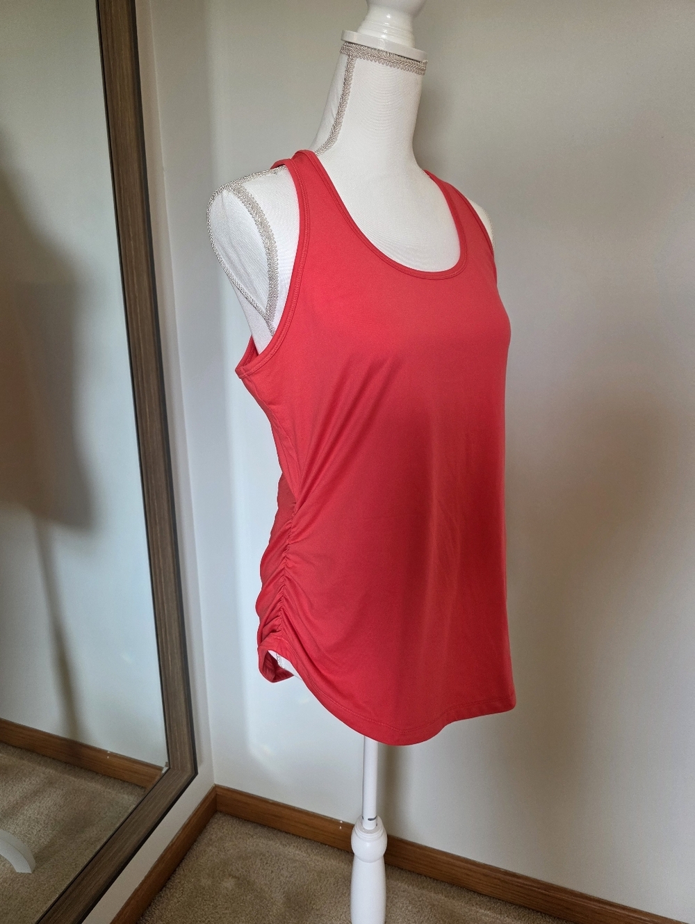 Calia Racerback Ruched Tank Top - Picture 2 of 6
